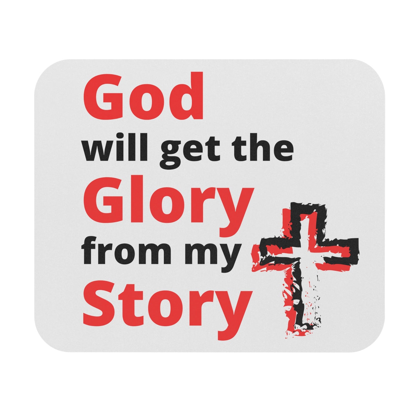 Testimony Mouse Pad, Christian Mouse Pad, Faith Mouse Pad