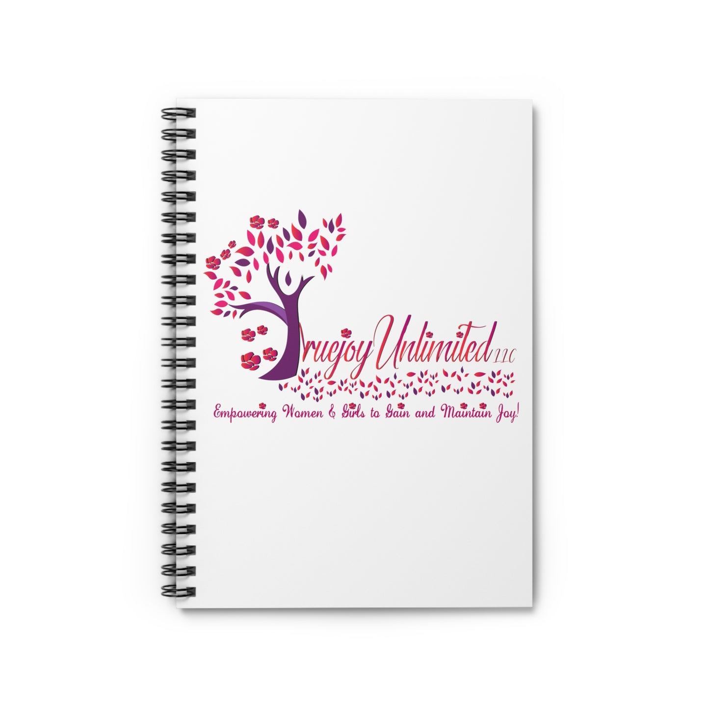 Truejoy Unlimited Logo (Joy Jewel) Notebook - Ruled Line