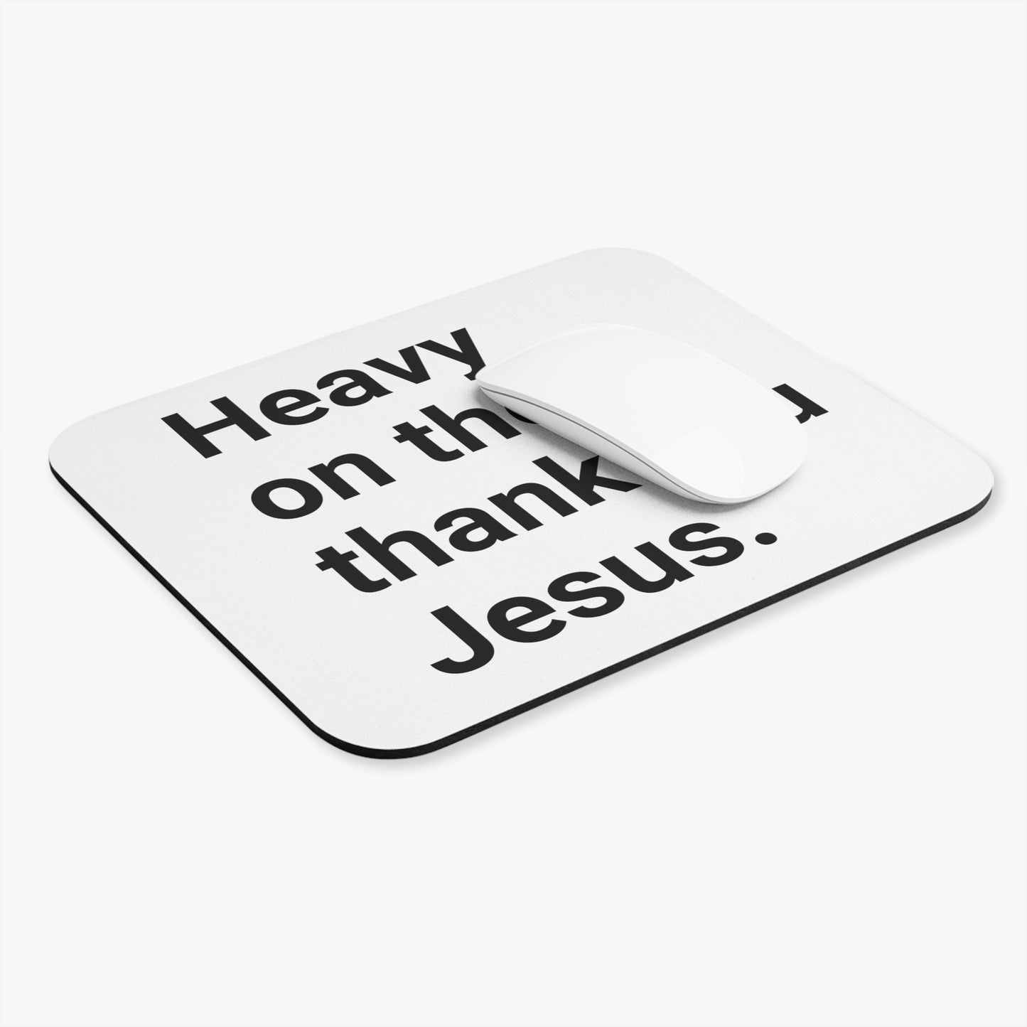 Thank you Jesus Mouse Pad, Christian Mouse Pad, Faith Mouse Pad