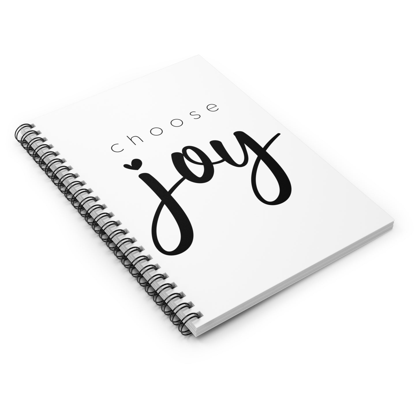 Choose Joy Spiral Notebook - Ruled Line