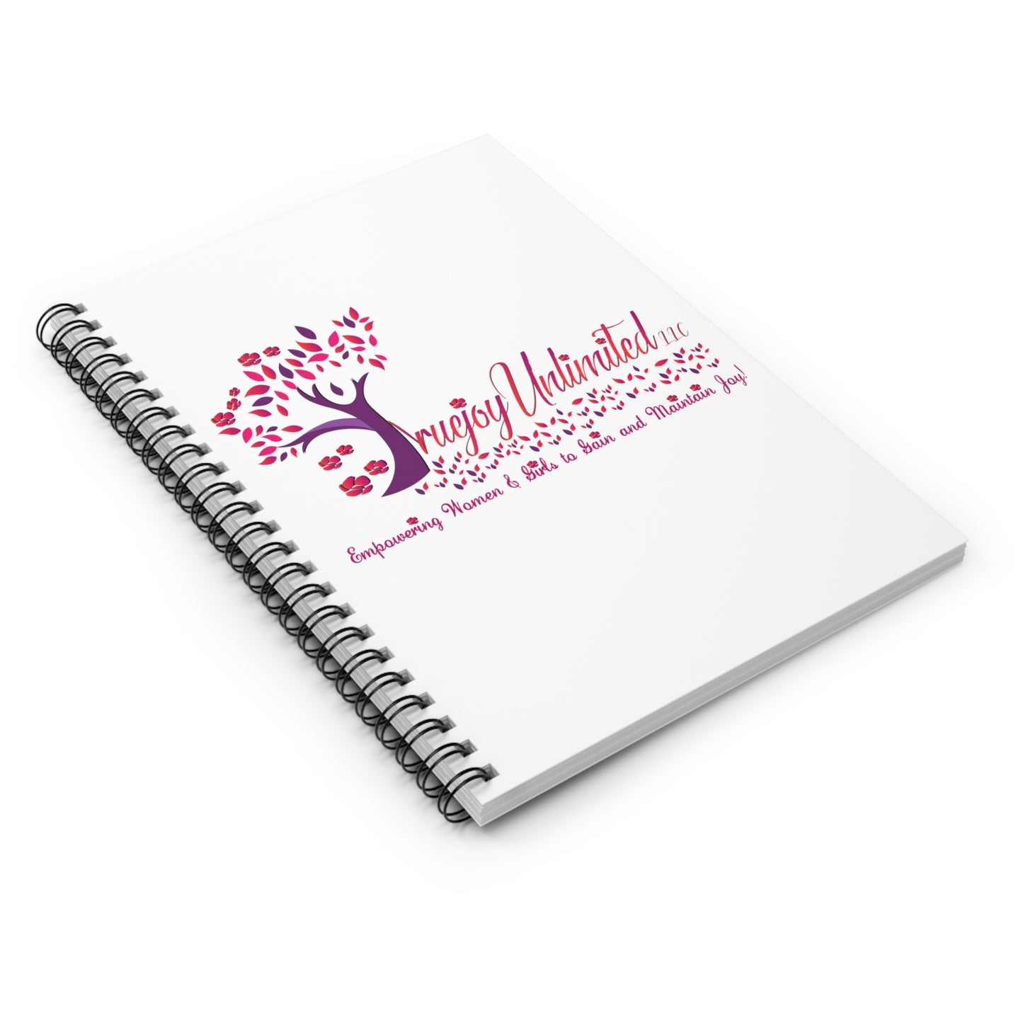 Truejoy Unlimited Logo (Joy Jewel) Notebook - Ruled Line