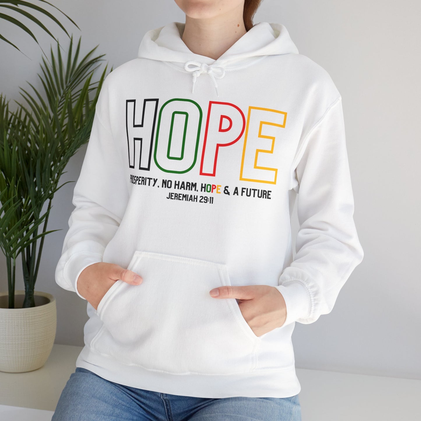 Hope Jeremiah 29:11 Unisex Heavy Blend Hoodie - Style: Gildan 18500