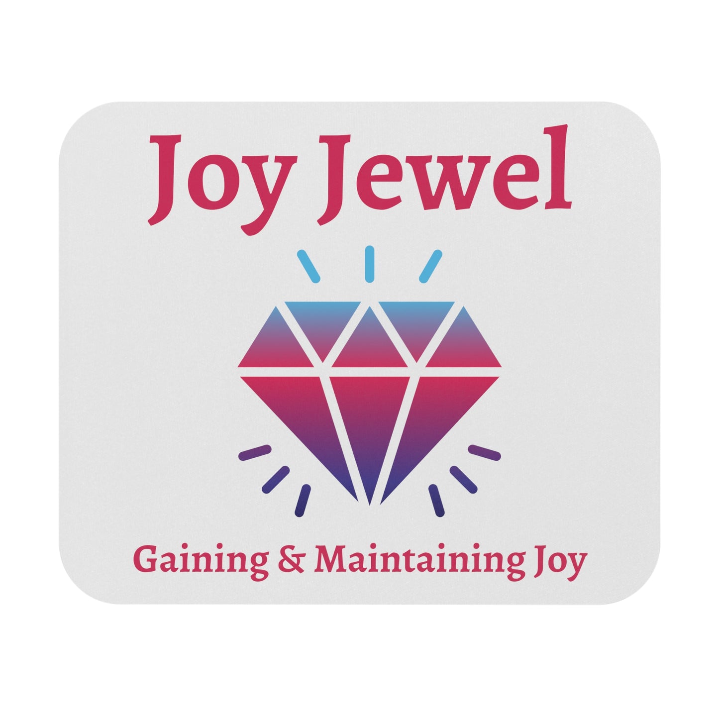 Joy Jewel Mouse Pad, Christian Mouse Pad, Faith Mouse Pad