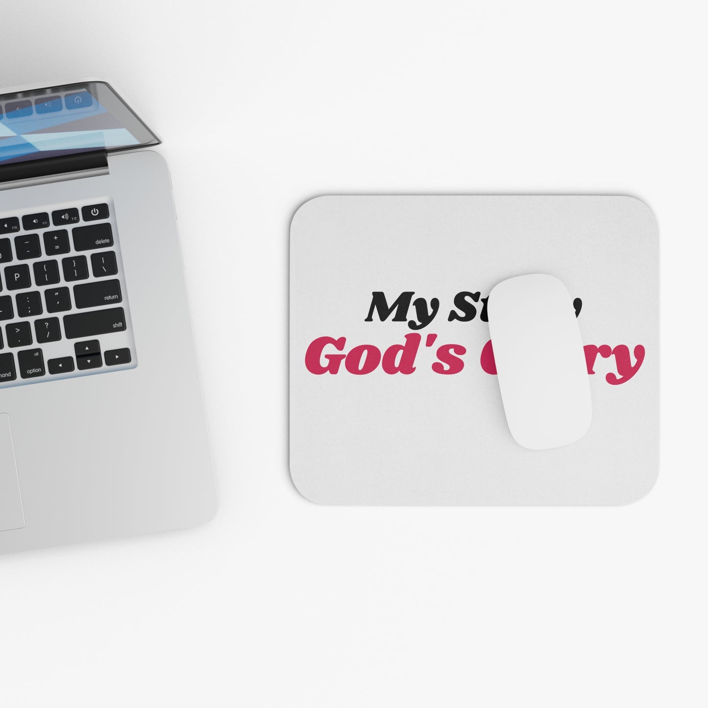 Testimony Mouse Pad, Christian Mouse Pad, Faith Mouse Pad