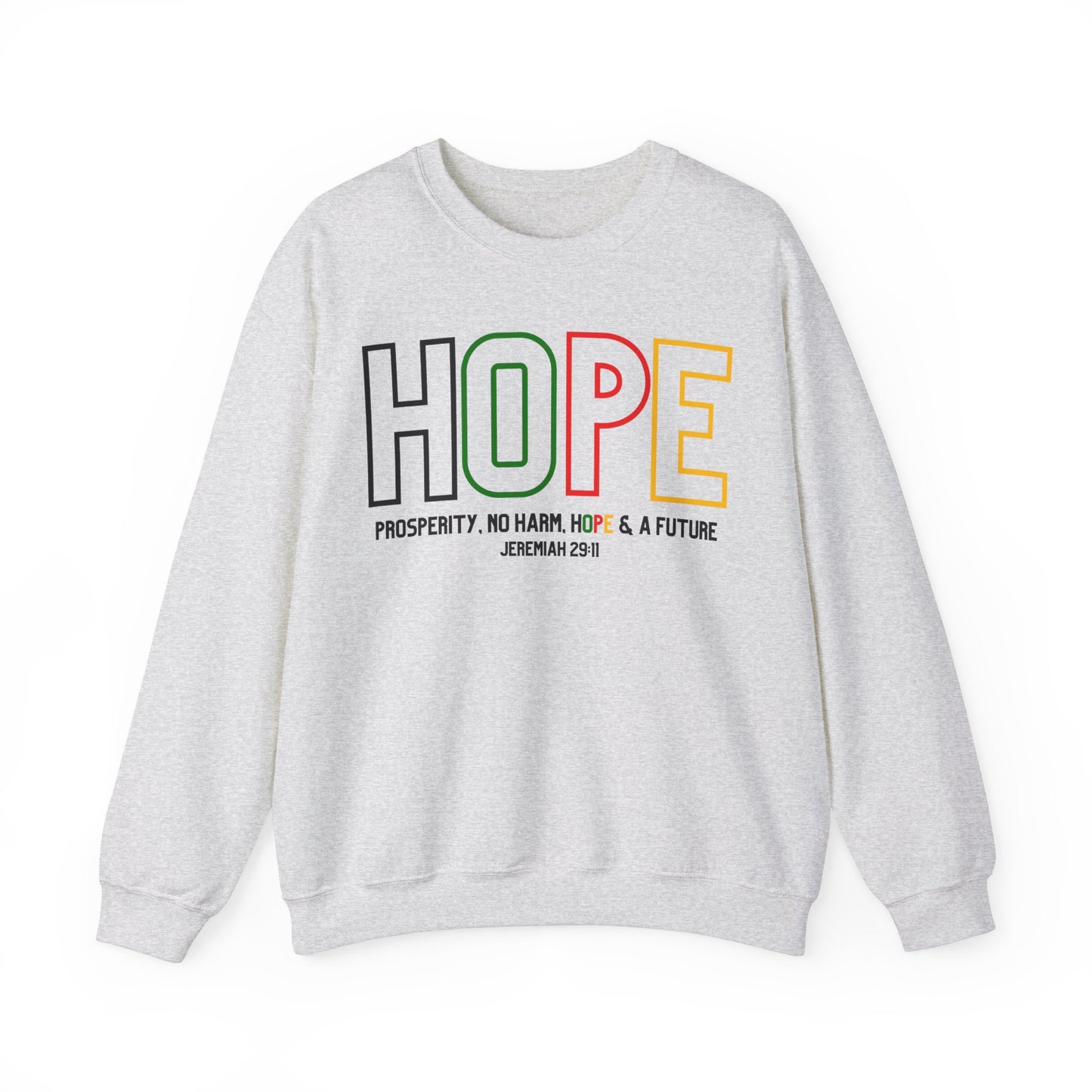 Hope Jeremiah 29:11 Unisex Heavy Blend™ Crewneck Sweatshirt - Style: Gildan 18000