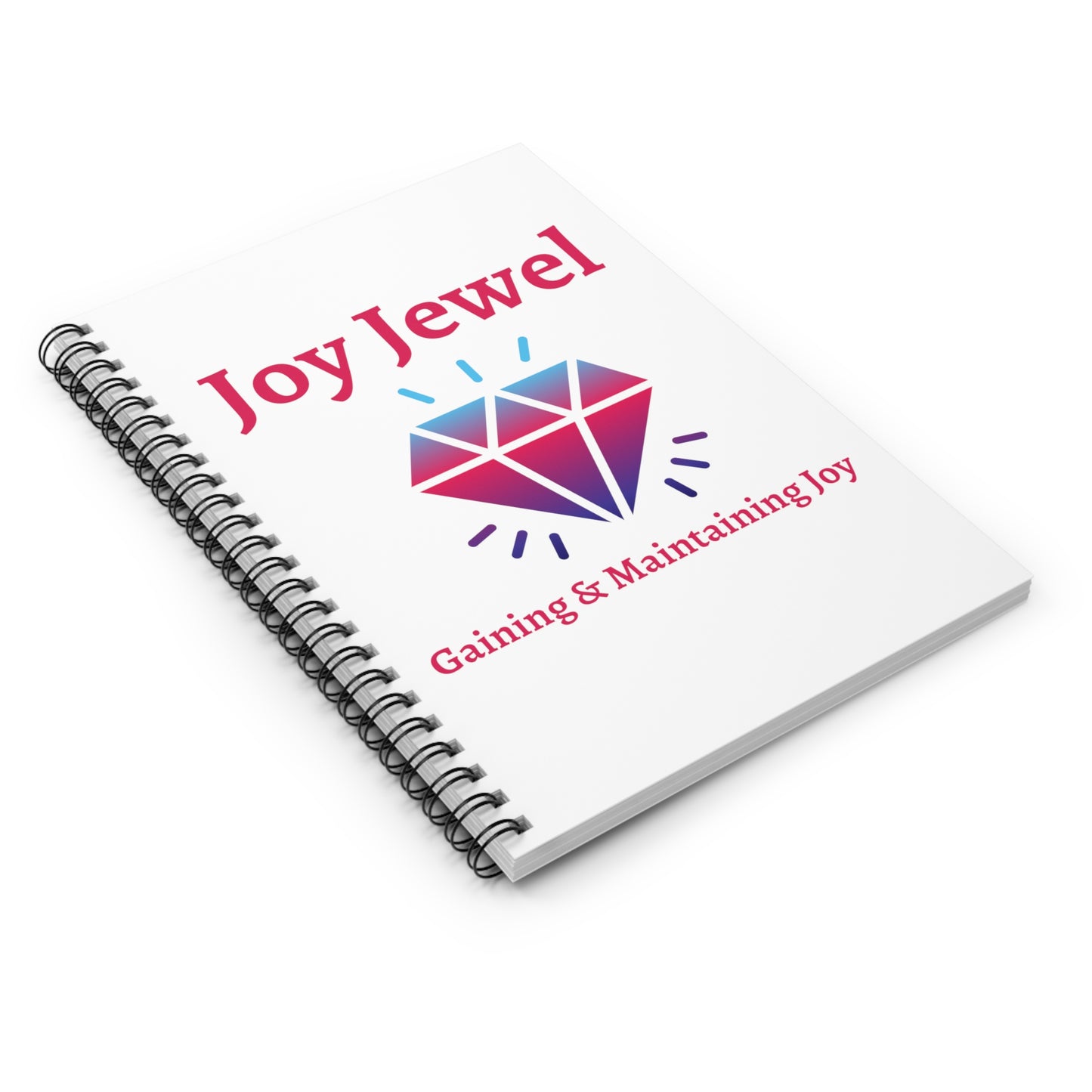 Joy Jewel Spiral Notebook - Ruled Line