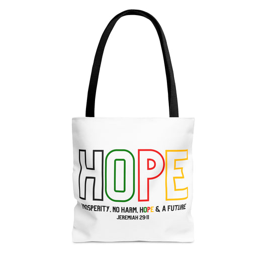 HOPE Jeremiah 29:11 Tote Bag