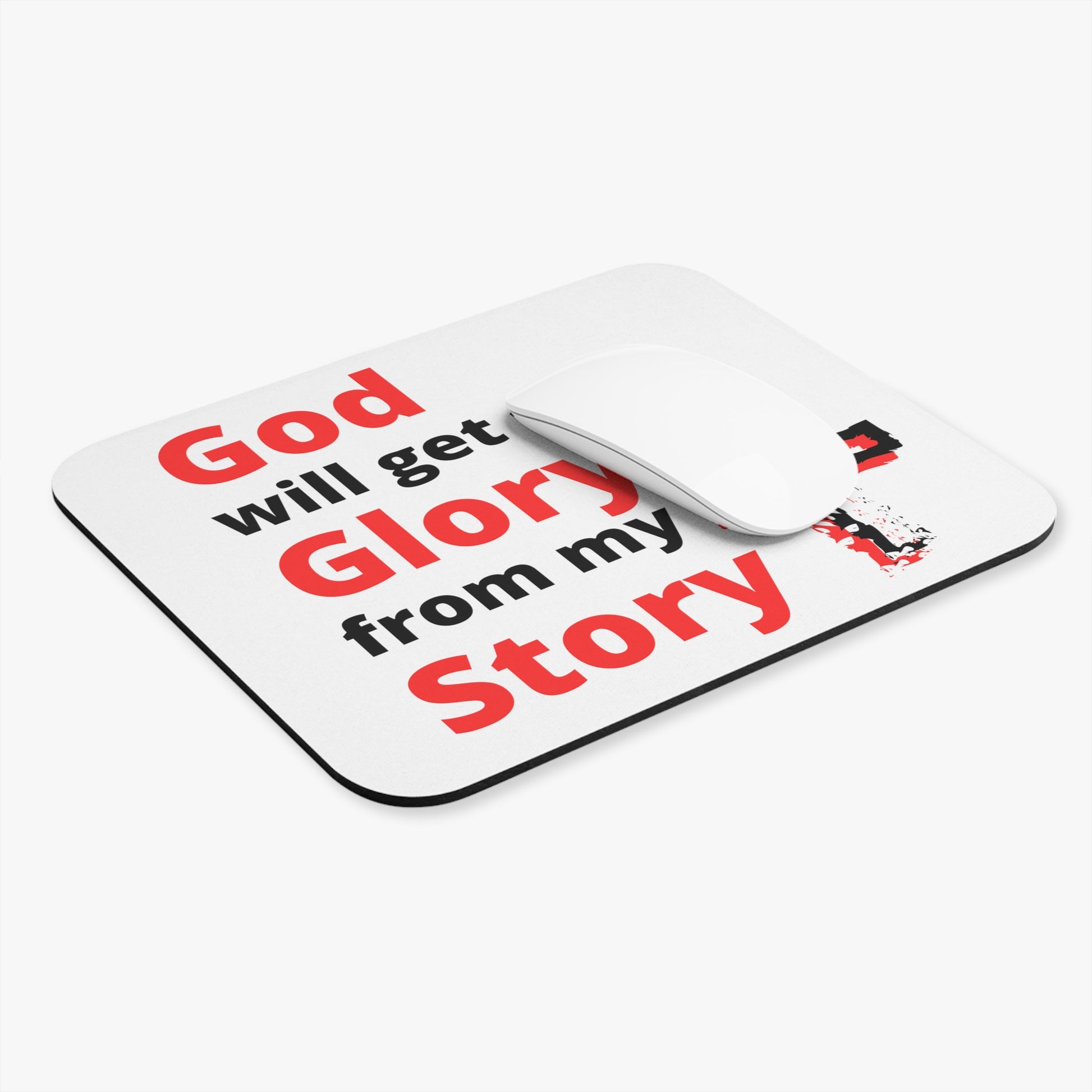 Testimony Mouse Pad, Christian Mouse Pad, Faith Mouse Pad