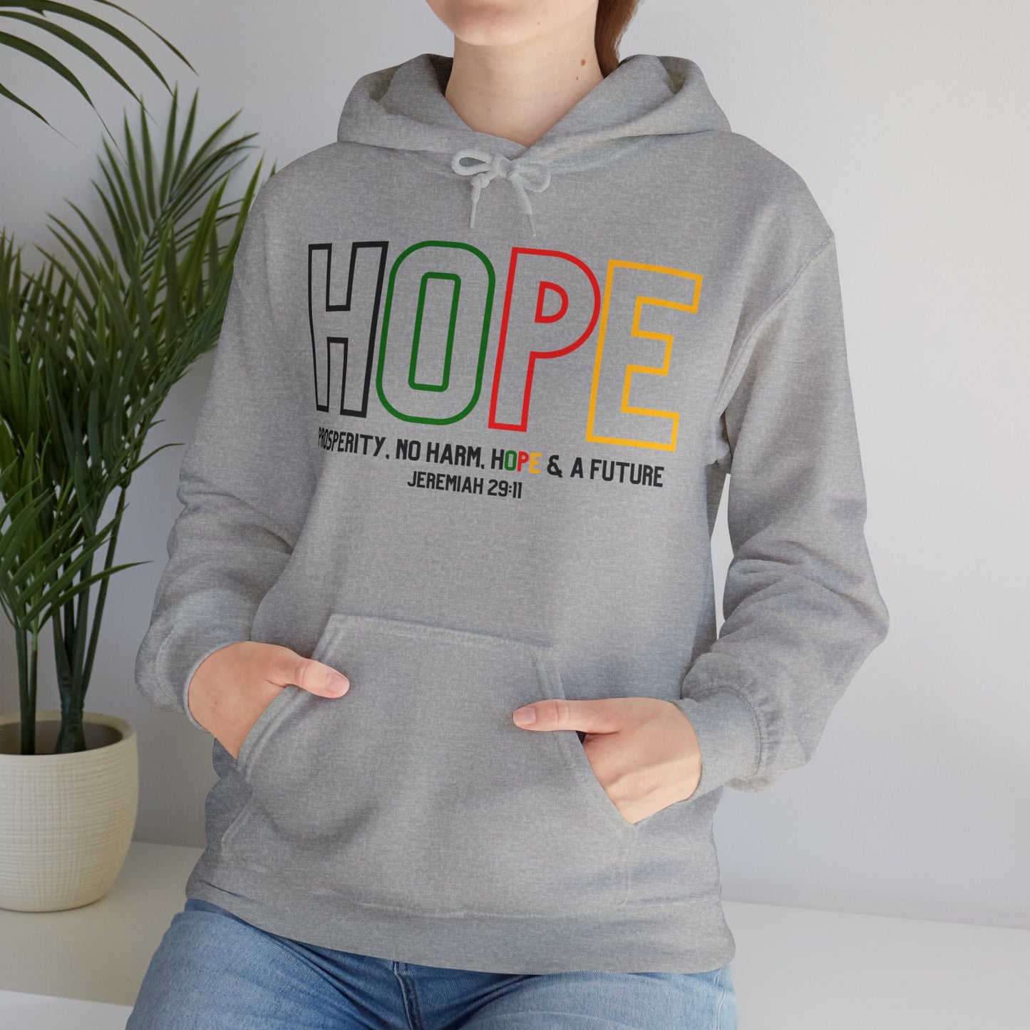 Hope Jeremiah 29:11 Unisex Heavy Blend Hoodie - Style: Gildan 18500