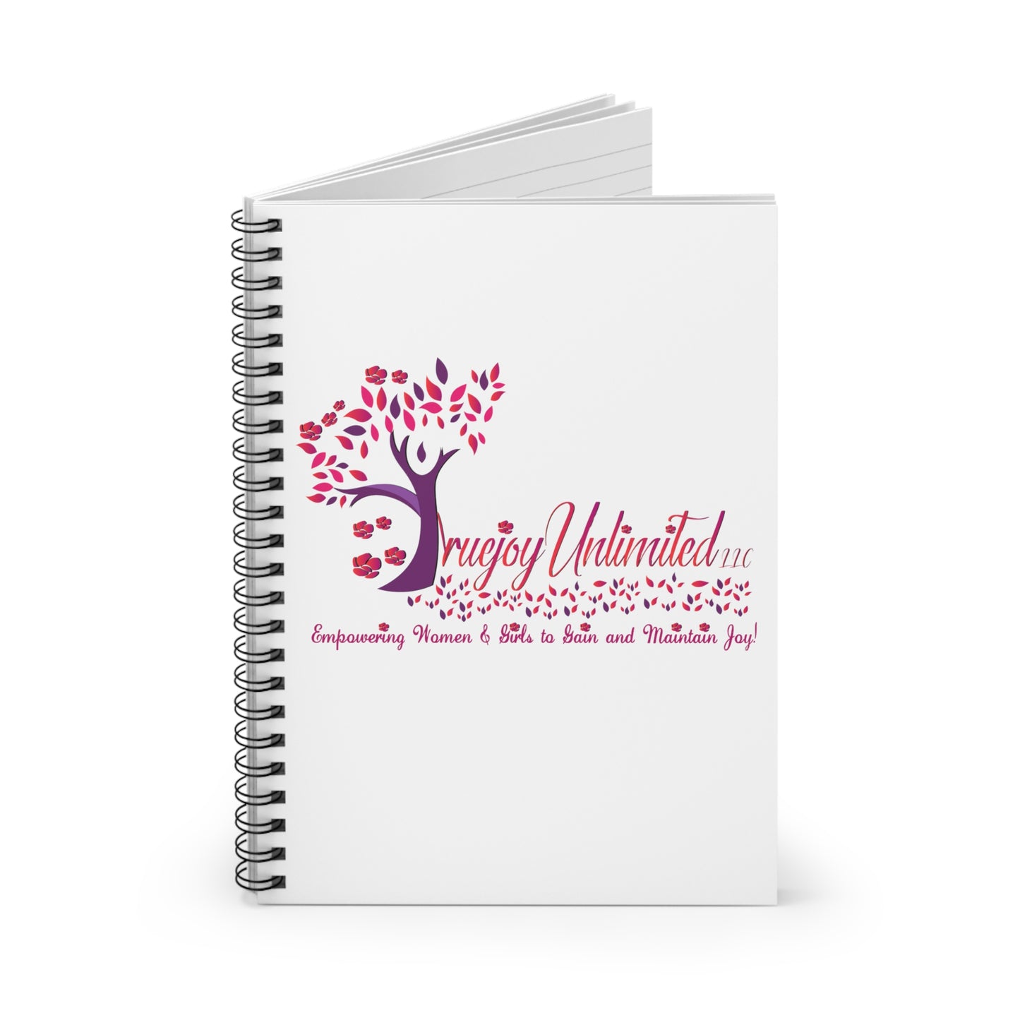 Truejoy Unlimited Logo (Joy Jewel) Notebook - Ruled Line