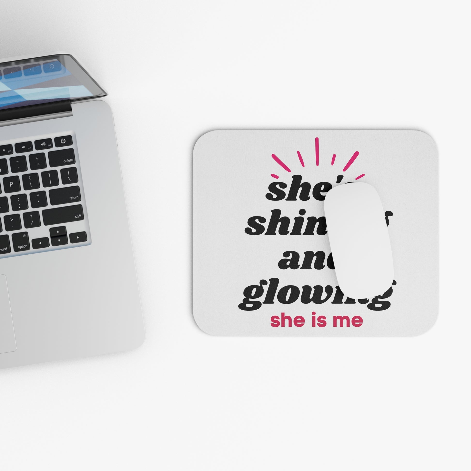 Shining & Glowing Mouse Pad, Christian Mouse Pad, Faith Mouse Pad