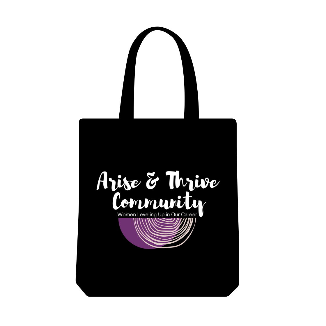 Arise & Thrive Community Black T-Shirt & Tote Bag Combo - December 14, 2024 Event