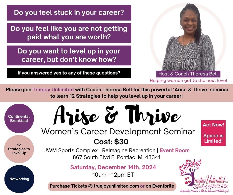 Arise & Thrive Seminar Ticket - December 14th, 2024