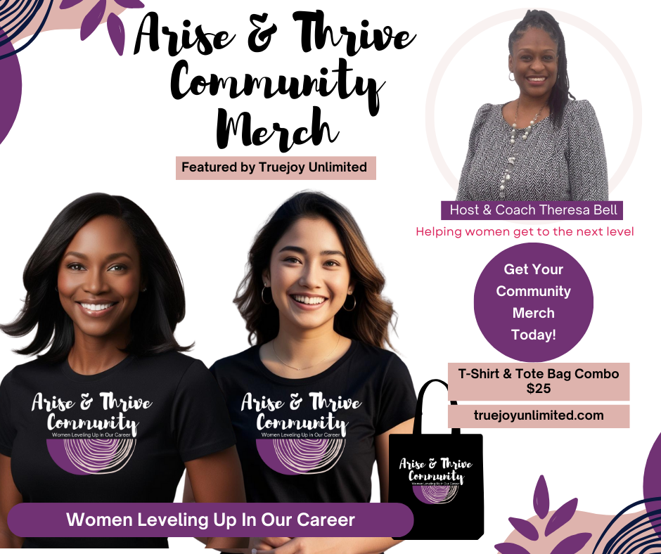 Arise & Thrive Community Black T-Shirt & Tote Bag Combo - December 14, 2024 Event