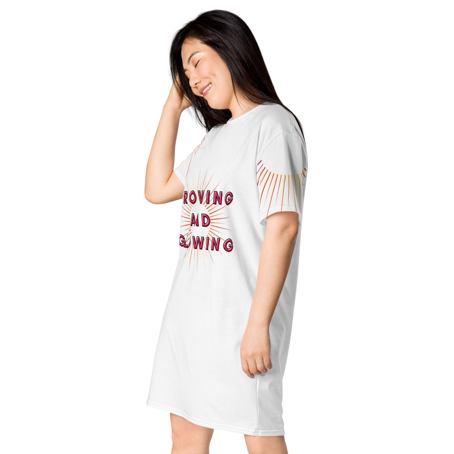 Growing and Glowing T-shirt Dress