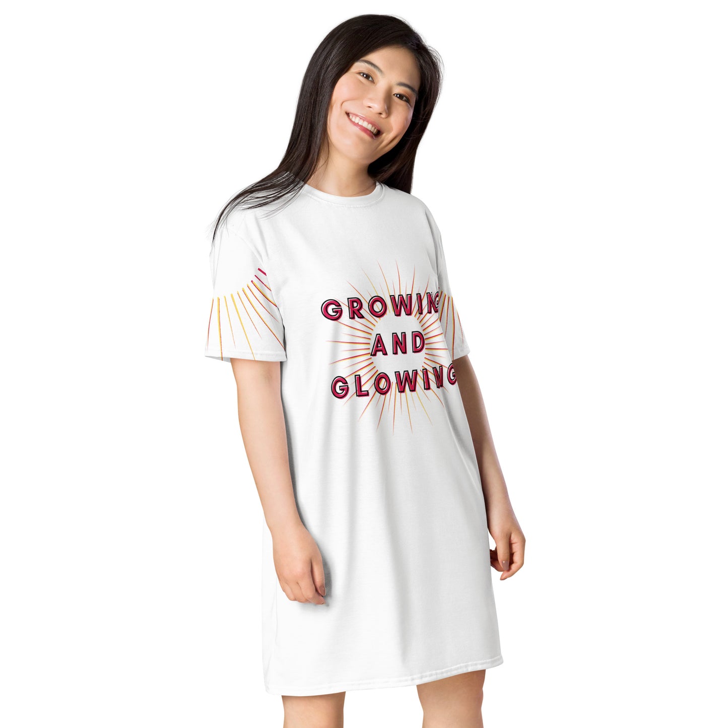 Growing and Glowing T-shirt Dress