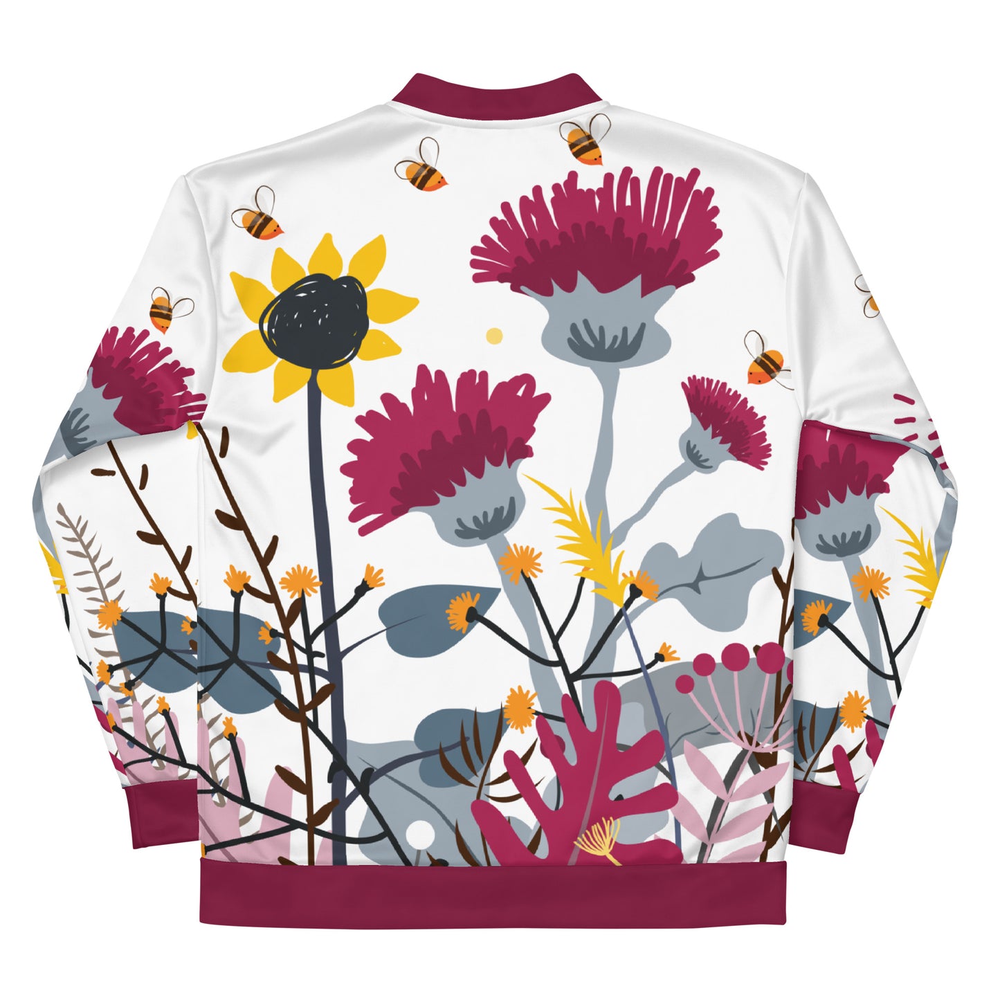 Wild Flower Unisex Bomber Jacket