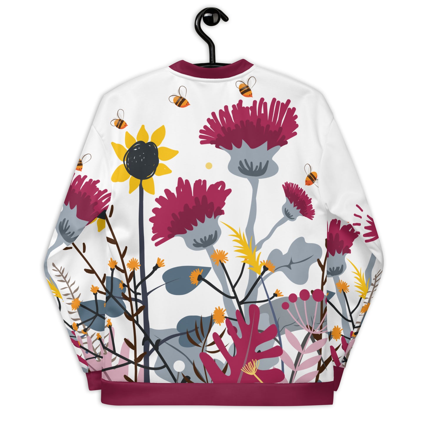 Wild Flower Unisex Bomber Jacket