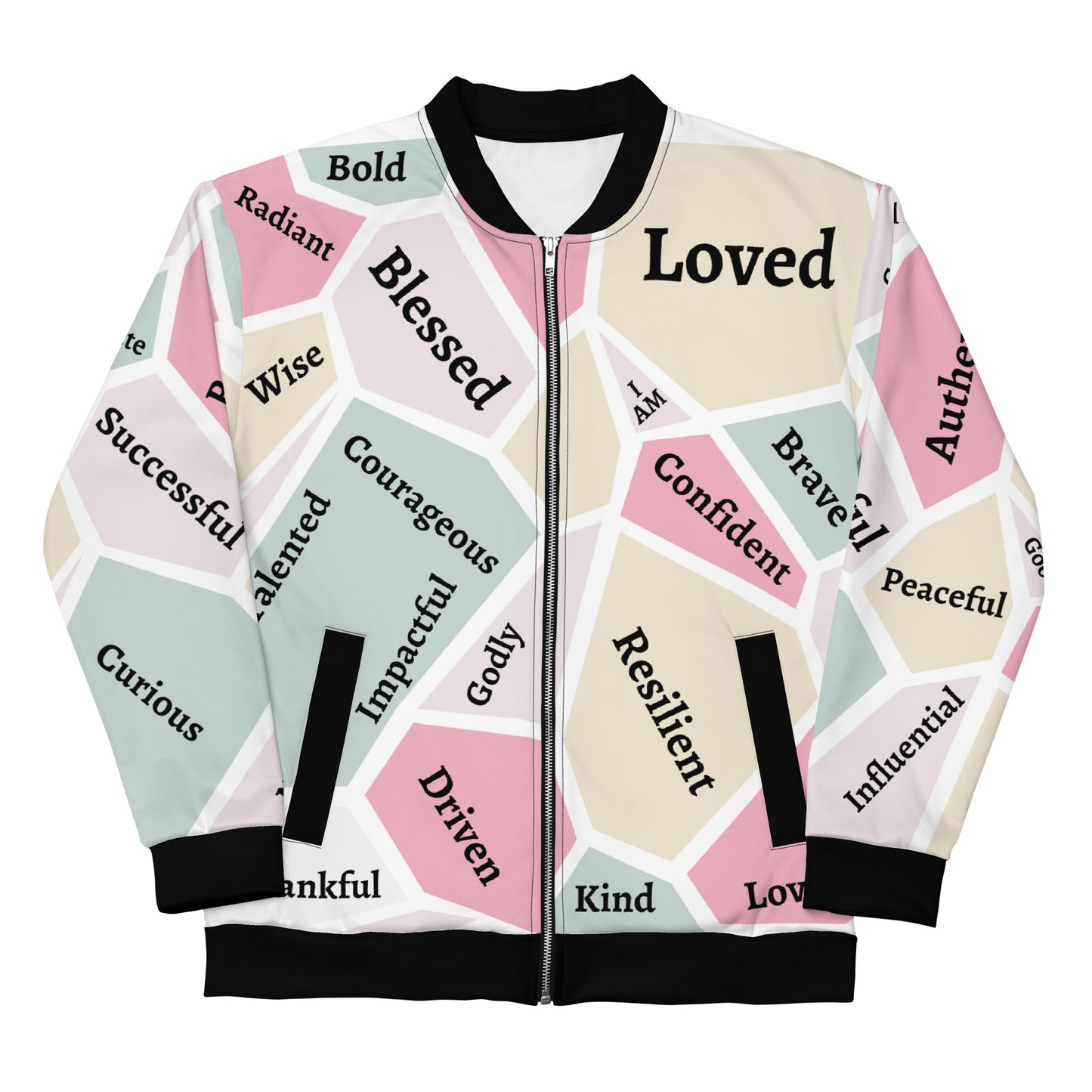 Women's Empowerment Bomber Jacket, Women's History Month  Bomber Jacket, Faith Jacket, Christian Jacket, 