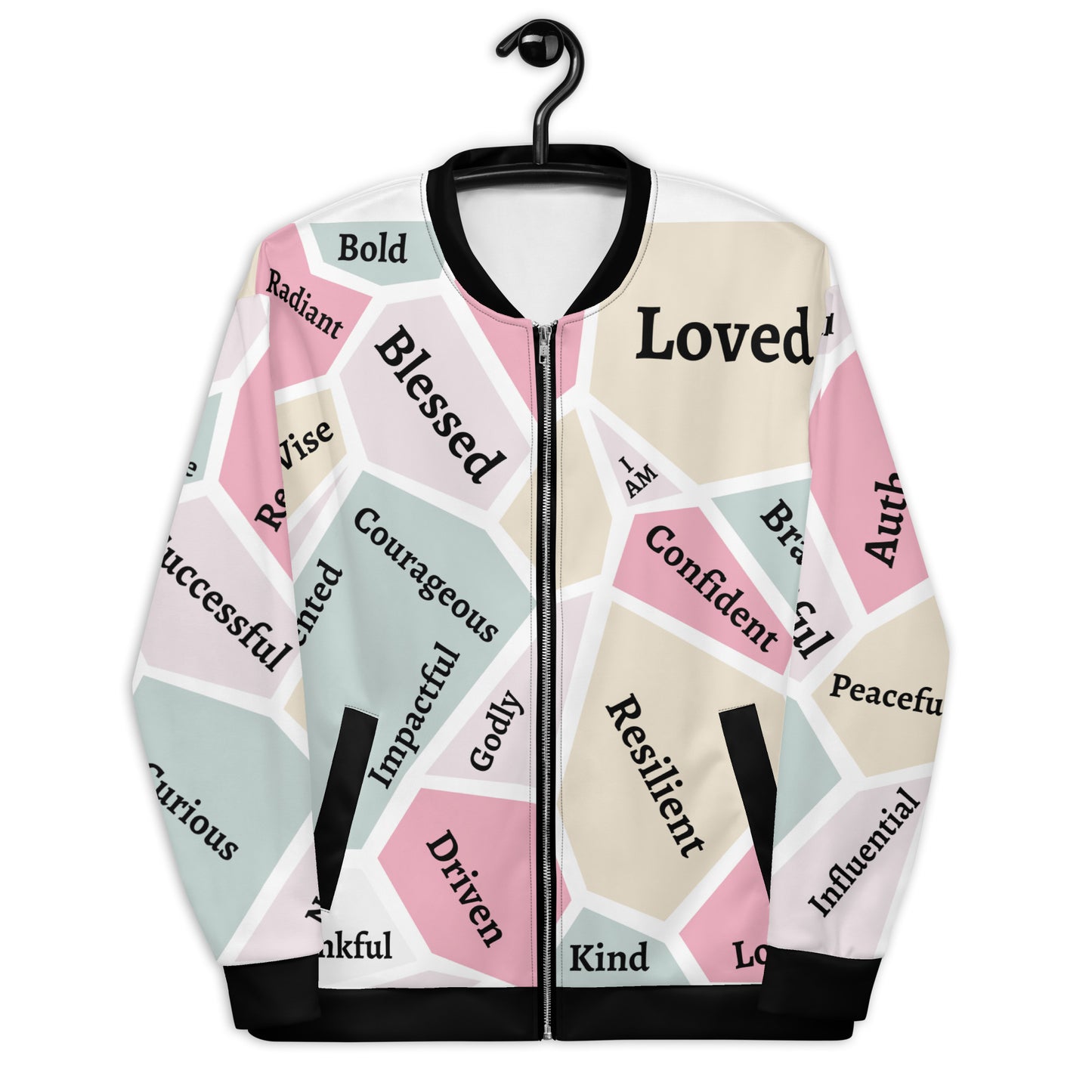 Women's Empowerment Bomber Jacket, Women's History Month  Bomber Jacket, Faith Jacket, Christian Jacket, 