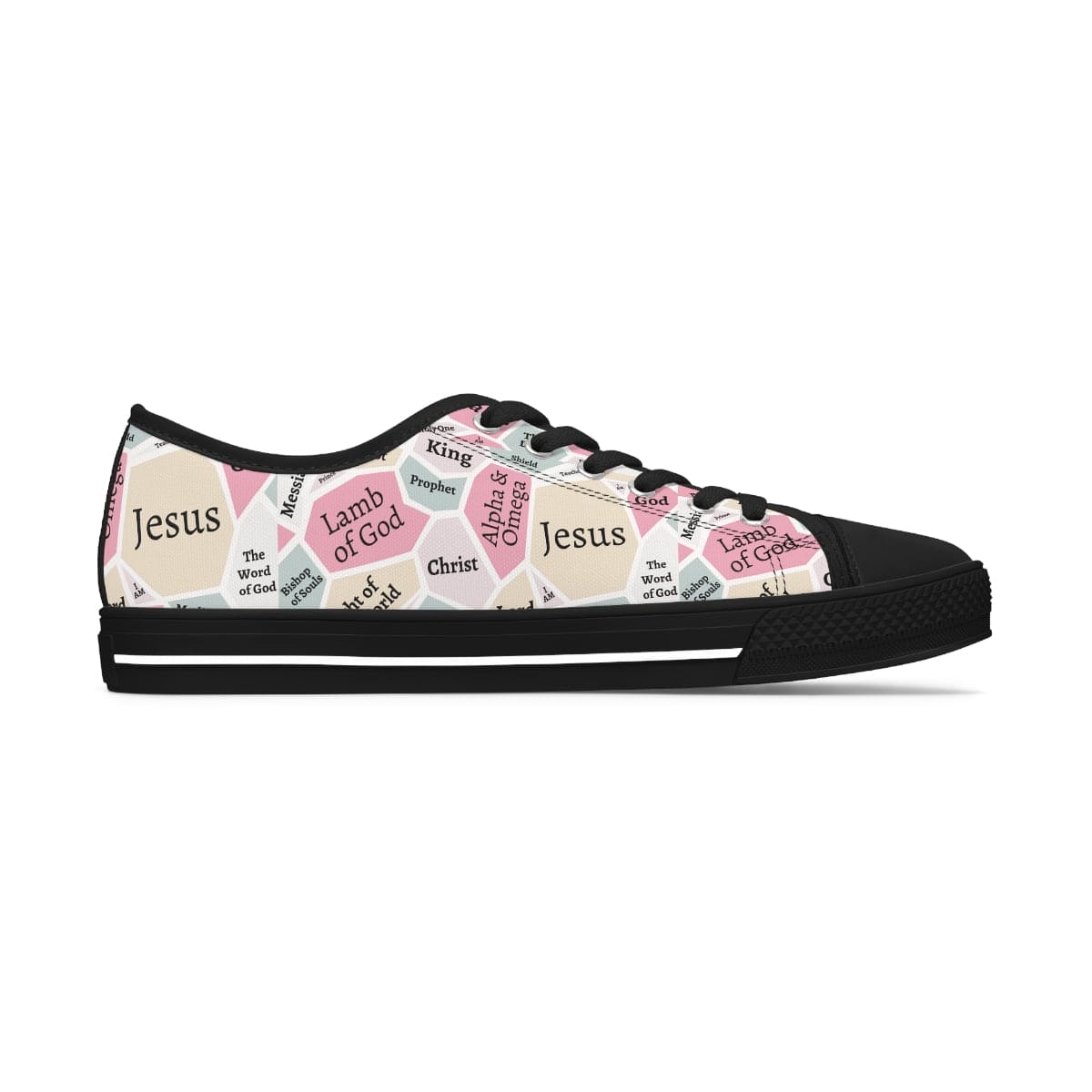 I AM Names of Jesus Women's Low Top Sneakers