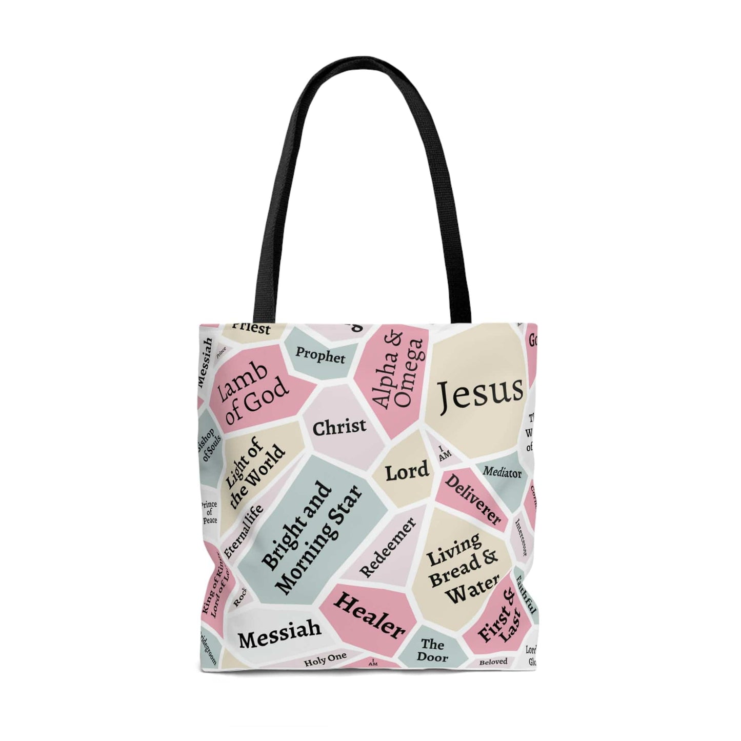 I AM Names of Jesus All Over Print Tote Bag