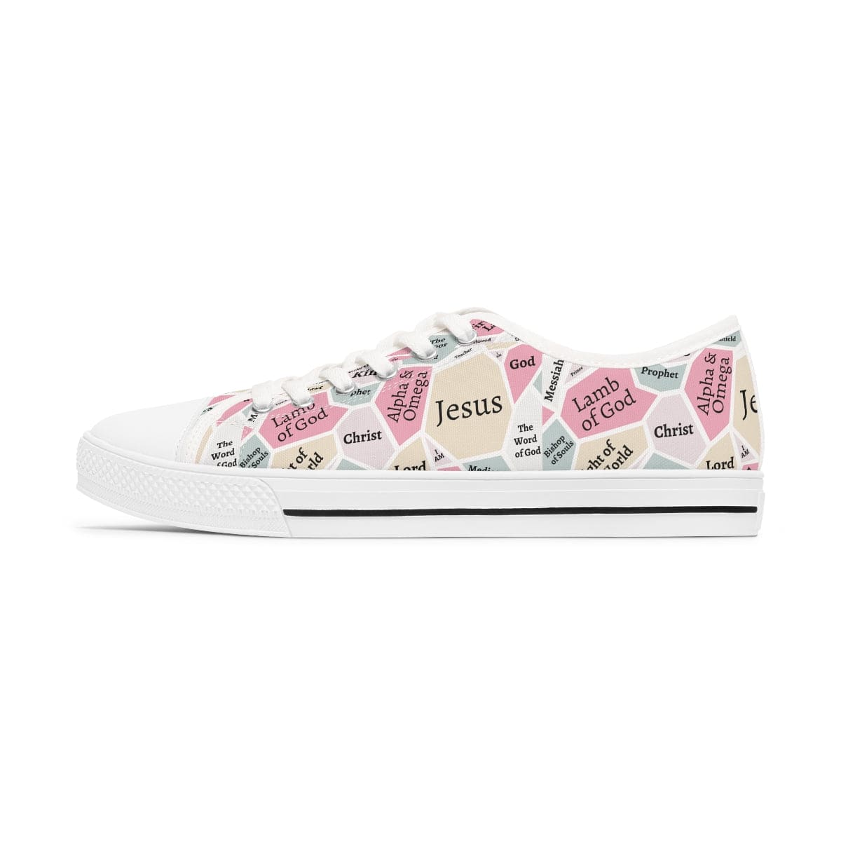 I AM Names of Jesus Women's Low Top Sneakers