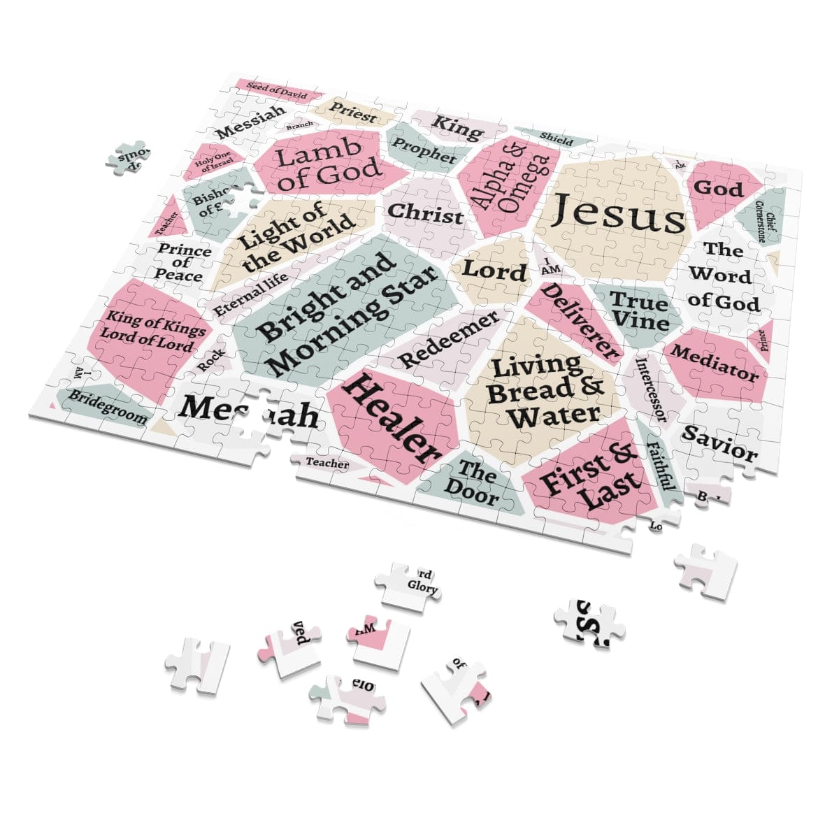 I AM Names of Jesus Jigsaw Puzzle (30, 110 & 252 Pieces)