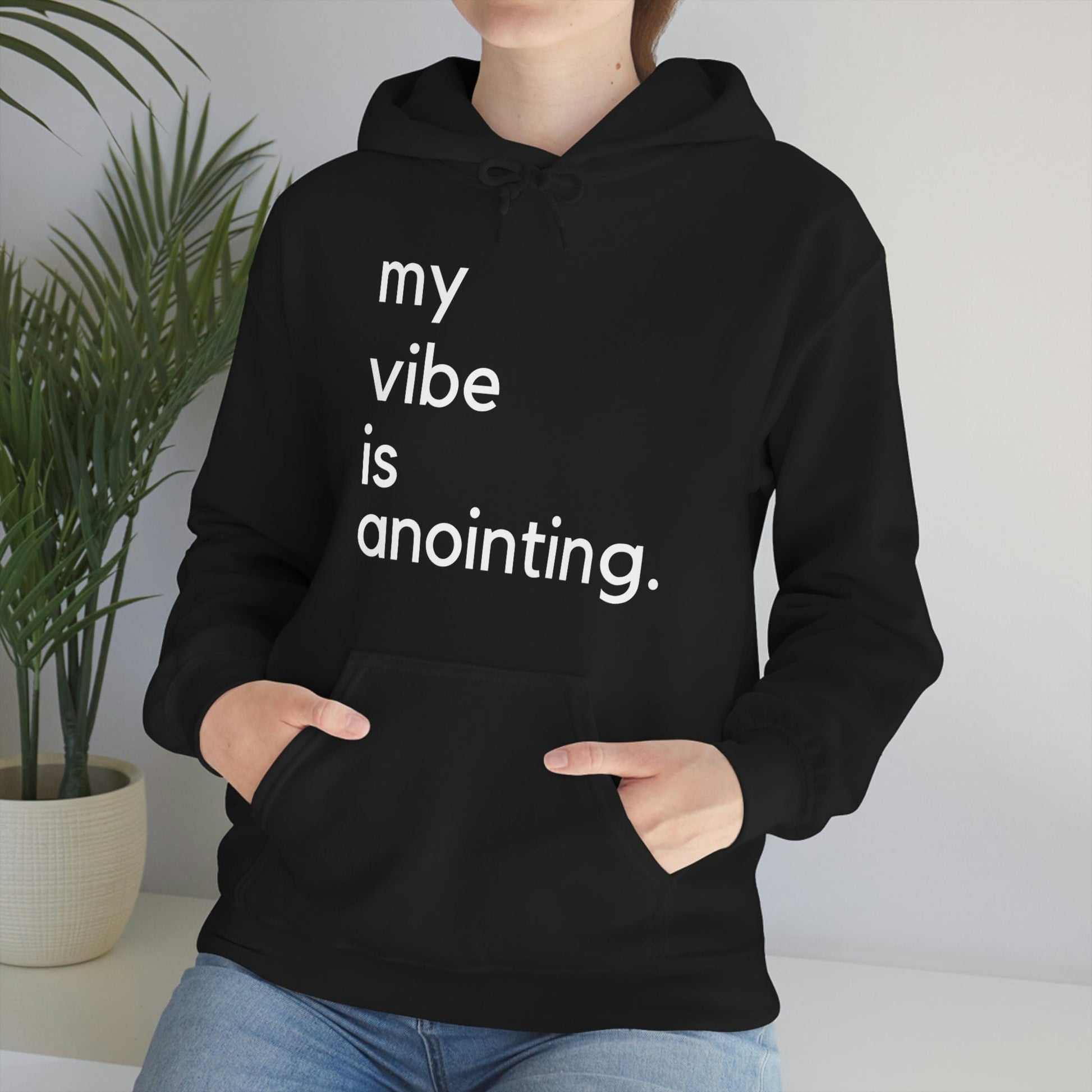 I'm anointed, anointed by God, Serving God, Living for God, The Presence of God is Upon Me, Christian Apparel, Faith Apparel, Faith Hoodie