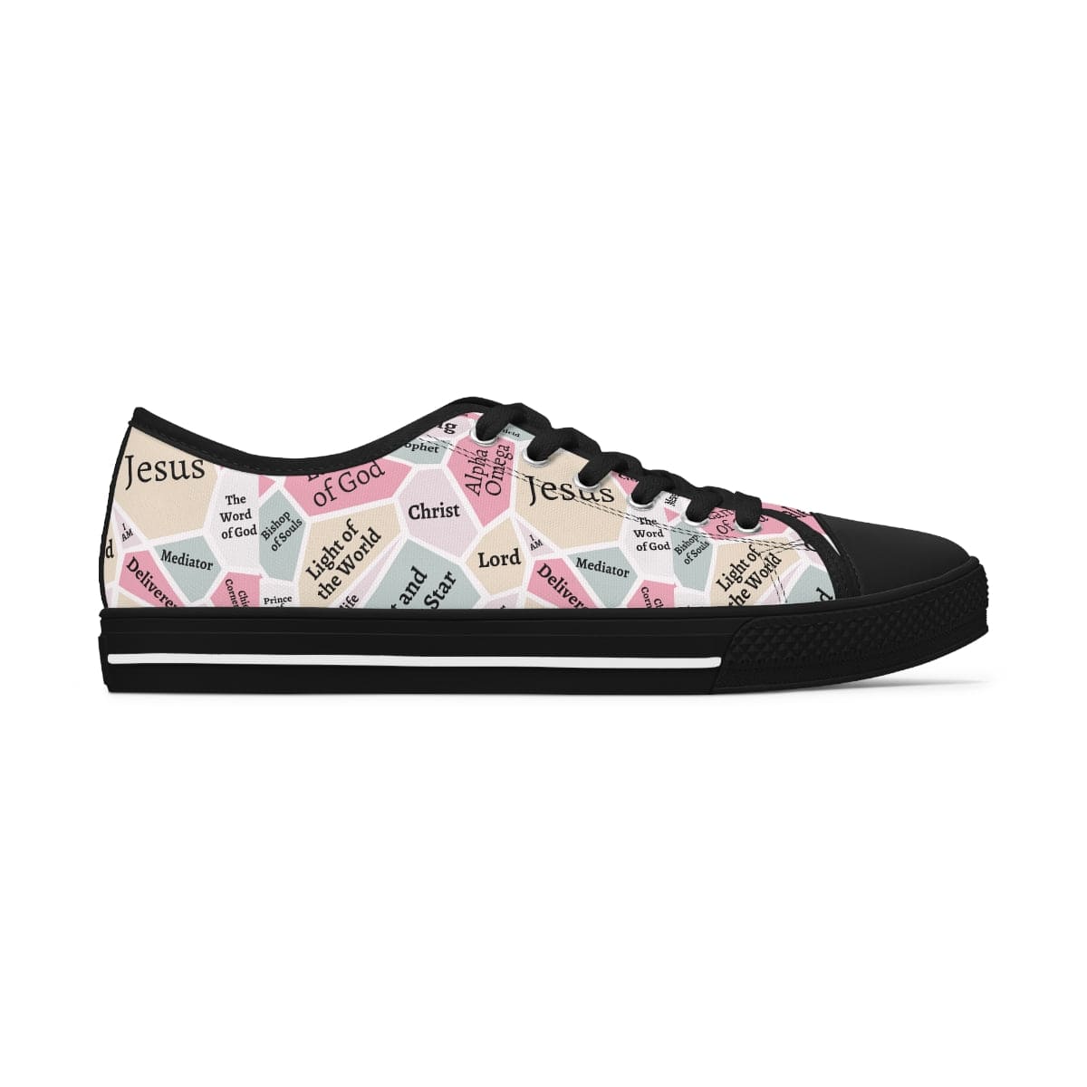 I AM Names of Jesus Women's Low Top Sneakers