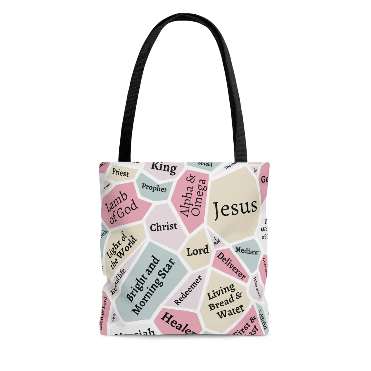 I AM Names of Jesus All Over Print Tote Bag