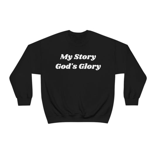 God's Glory Sweatshirt, Christian Apparel, Faith Apparel