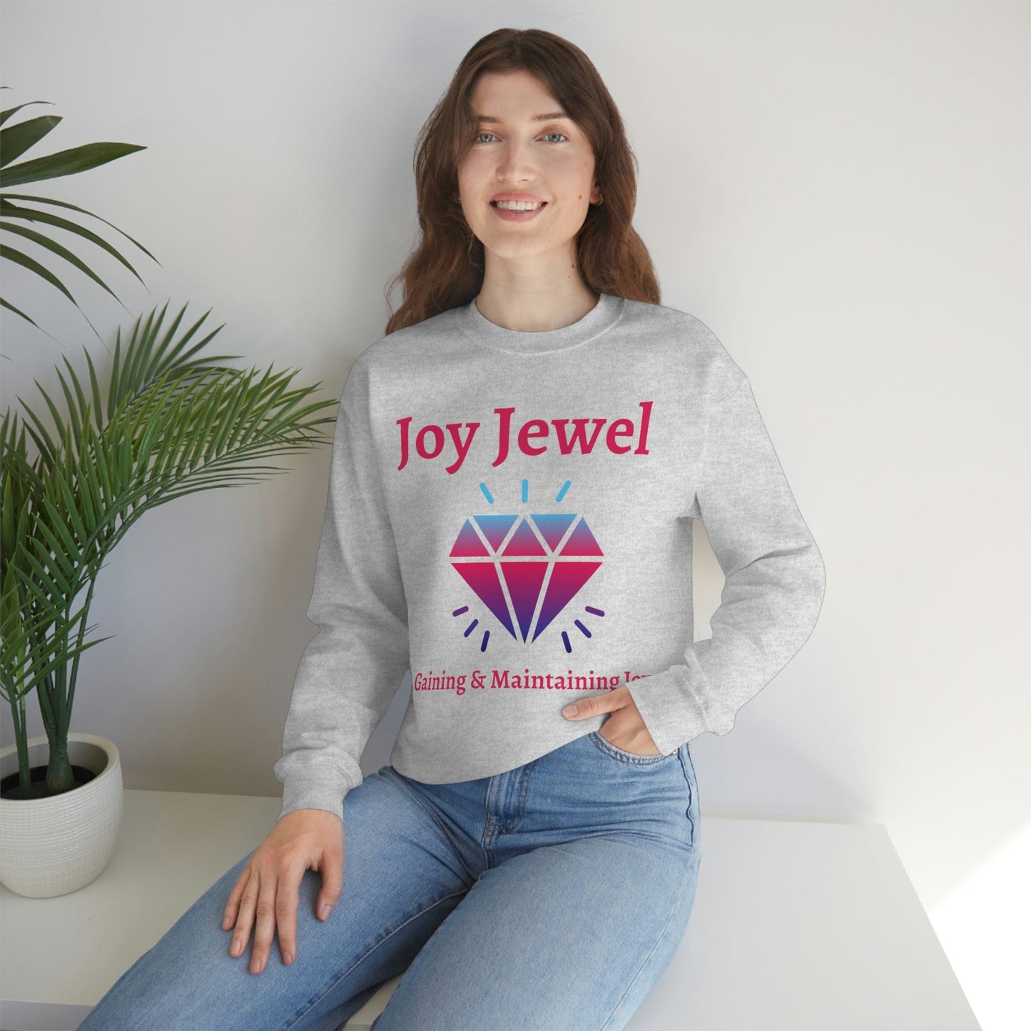 Joy, faith, christian apparel, Gaining and Maintaining Joy Sweatshirt