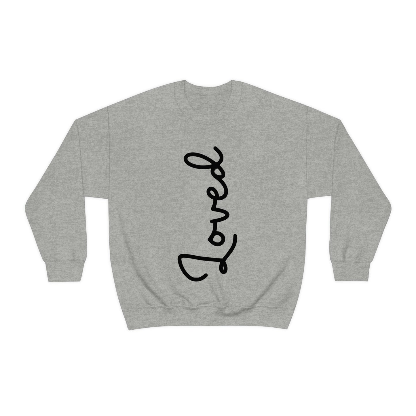 Christian sweatshirt, Loved by God, God's Love, Faith Apparel