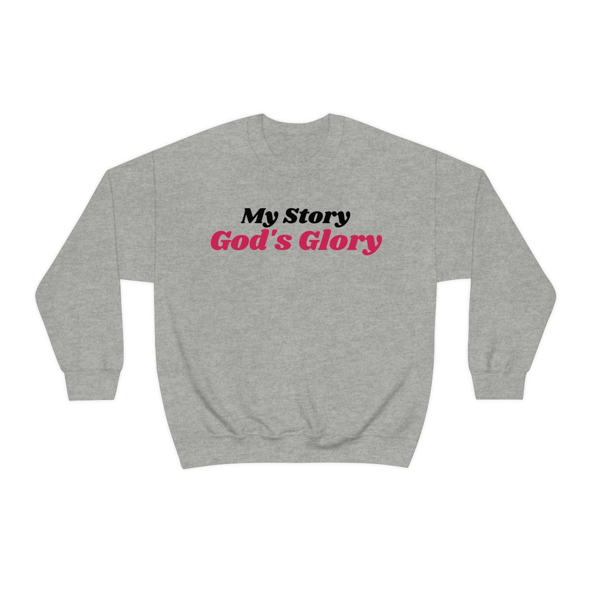 God's Glory Sweatshirt, Christian Apparel, Faith Apparel