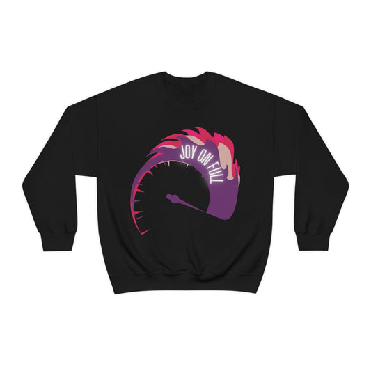 Joy on Jesus Hoodie, Christian Apparel, Faith Hoodie, Speedometer, Purple Design, Fire Flames