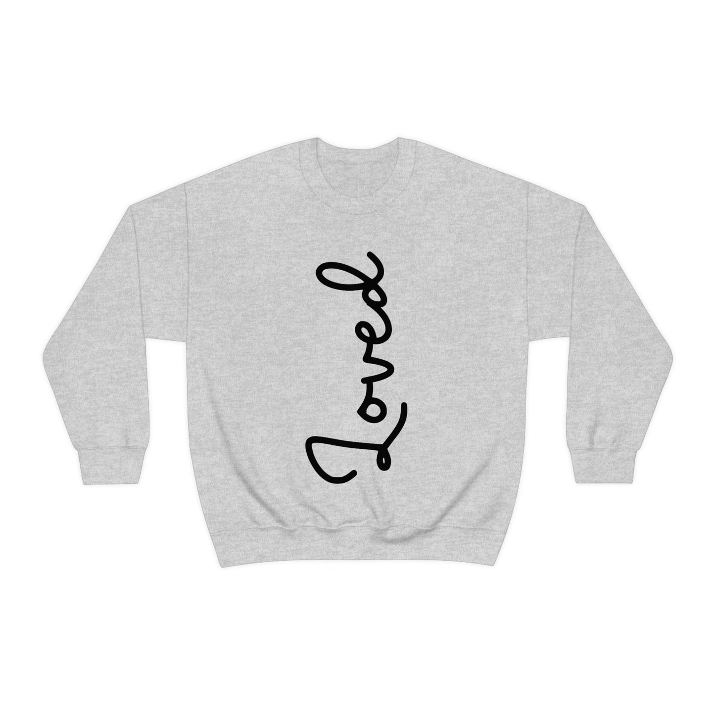 Christian sweatshirt, Loved by God, God's Love, Faith Apparel