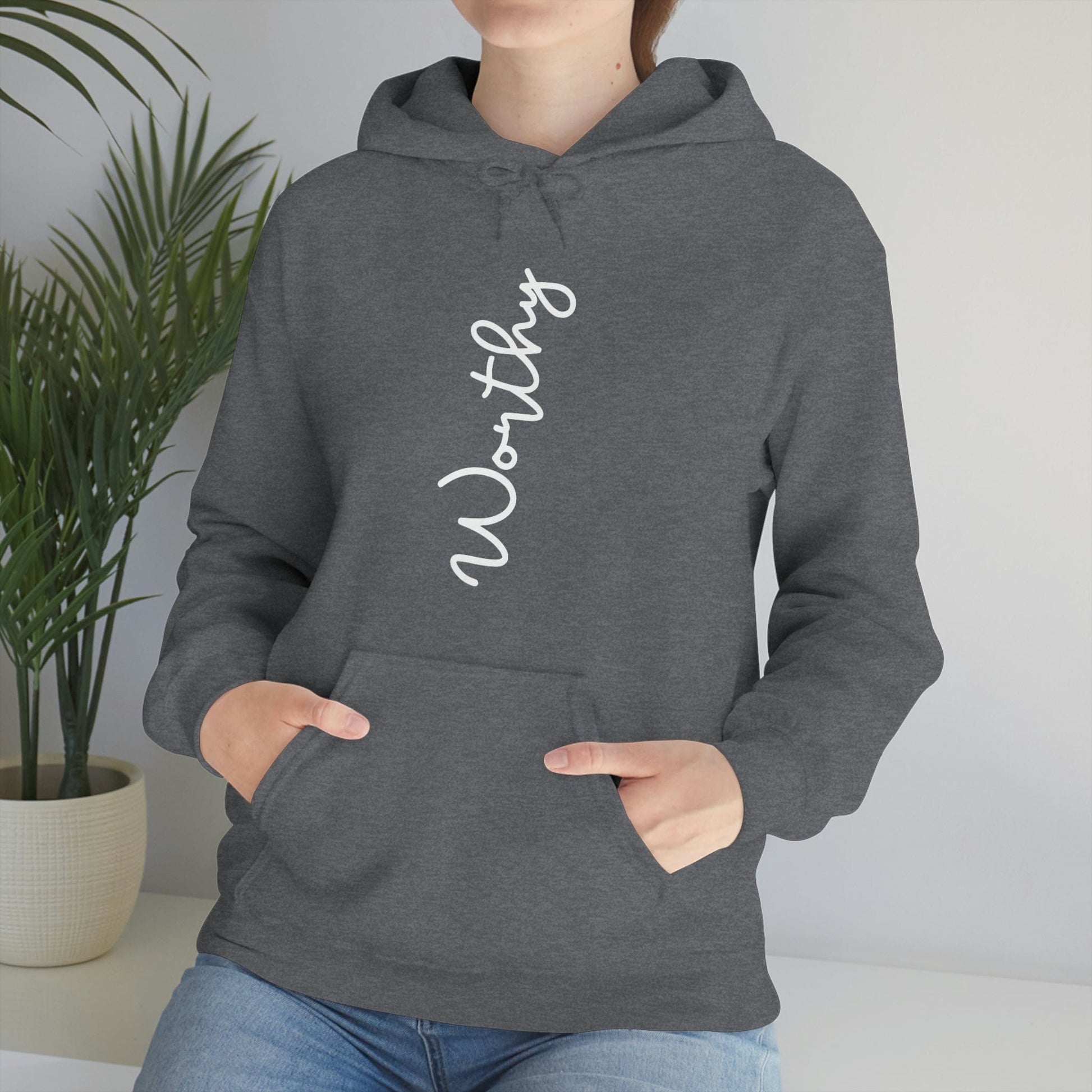 Worthy Hoodie, Christian Apparel, Faith Hoodie