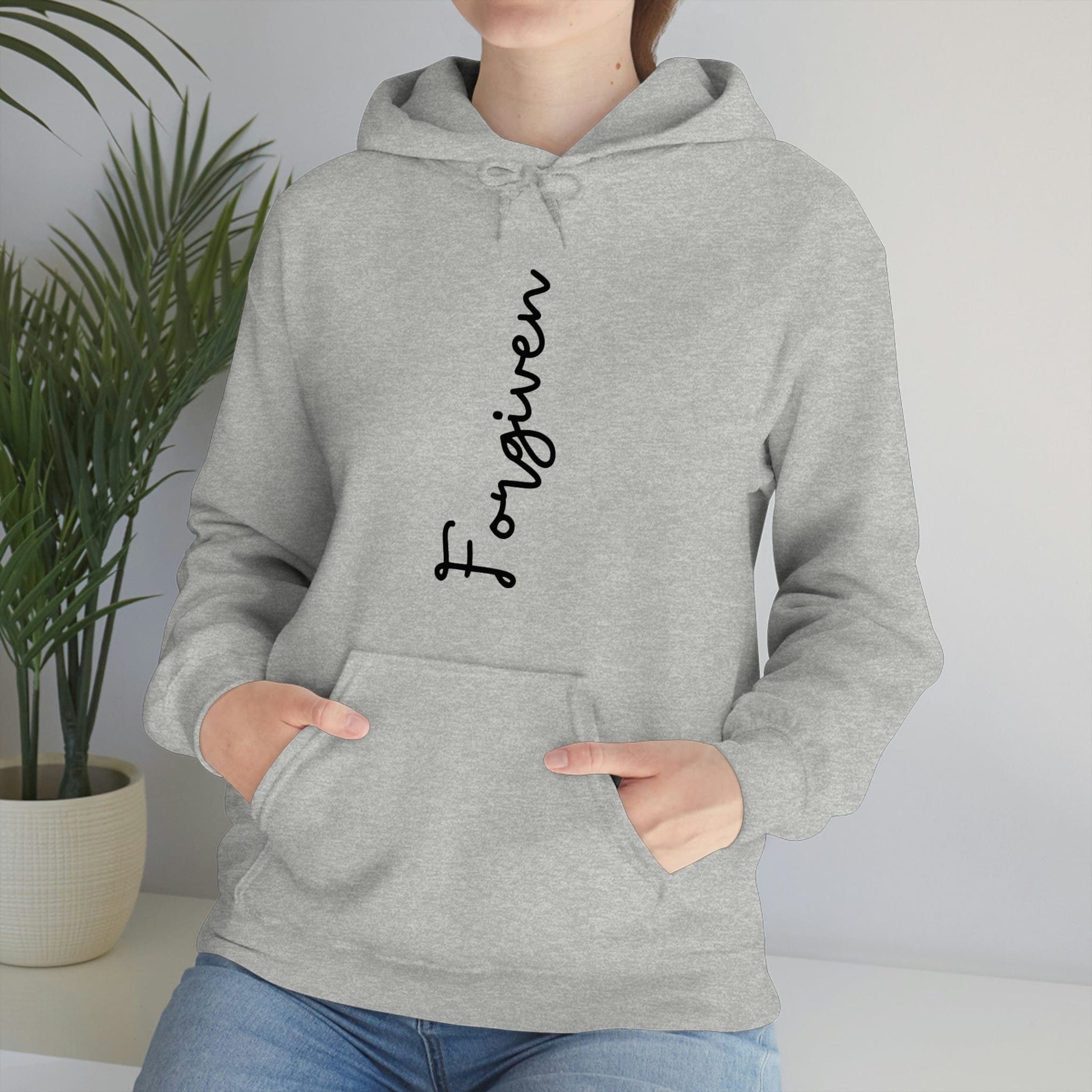 Forgiven Hoodie, Christian Apparel, Faith Hoodie