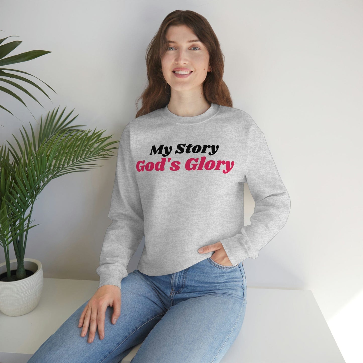 God's Glory Sweatshirt, Christian Apparel, Faith Apparel