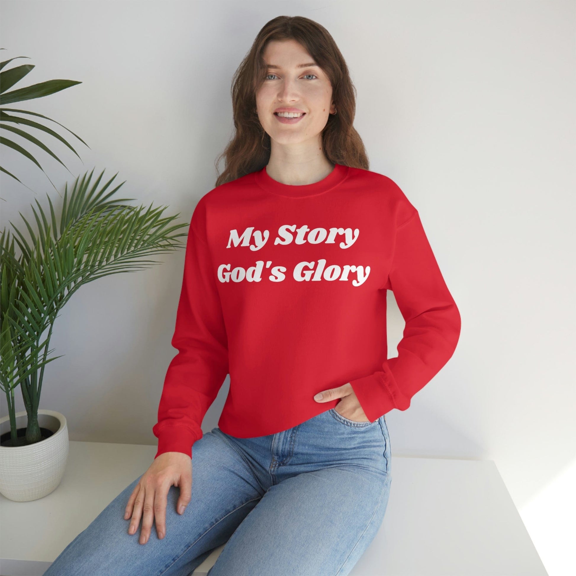 God's Glory Sweatshirt, Christian Apparel, Faith Apparel