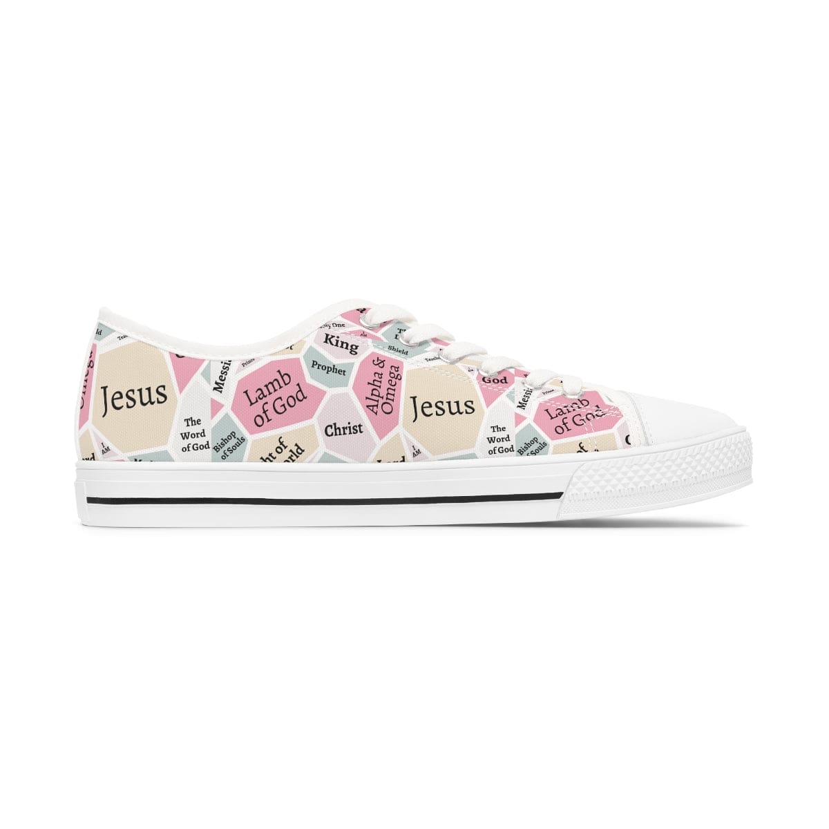 I AM Names of Jesus Women's Low Top Sneakers