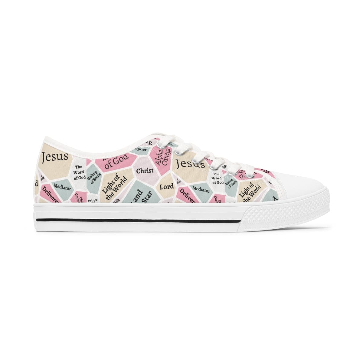 I AM Names of Jesus Women's Low Top Sneakers