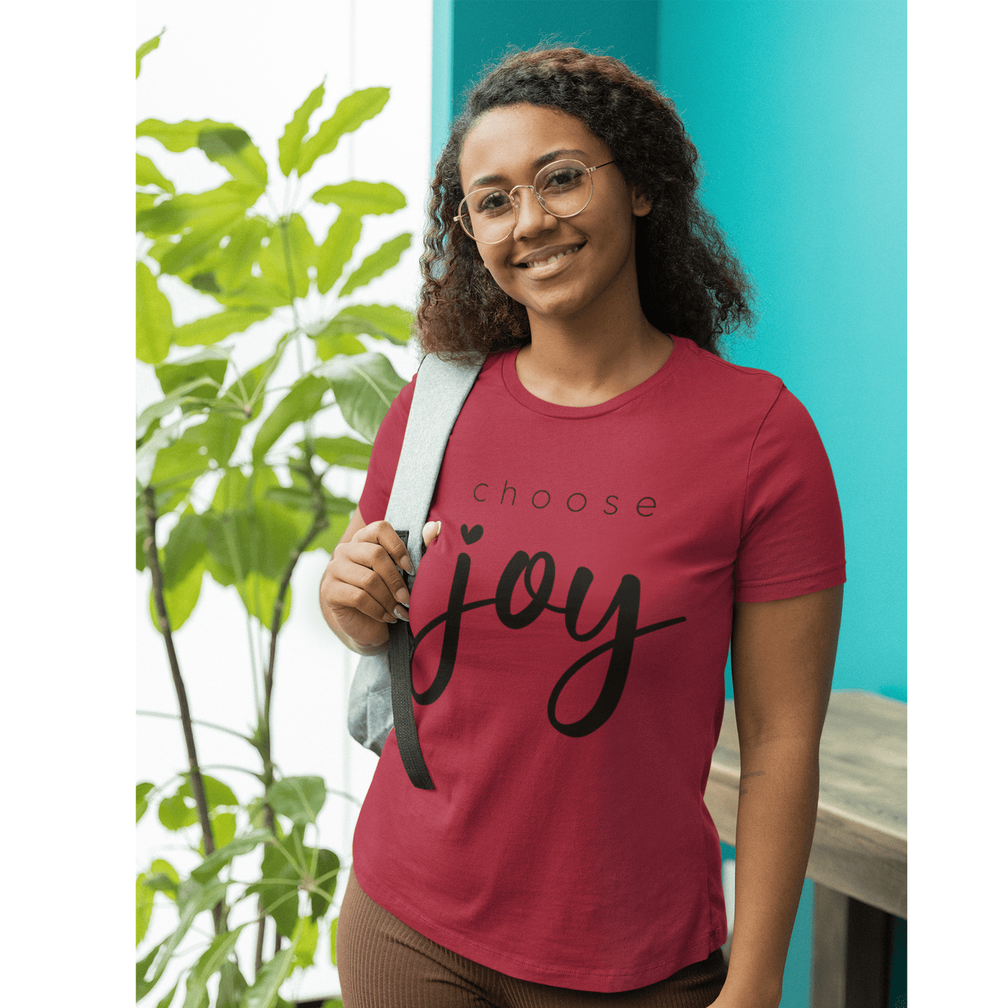 Choose Joy (Graphic Black Text) Unisex Jersey Short Sleeve Tee - Style: Bella+Canvas 3001