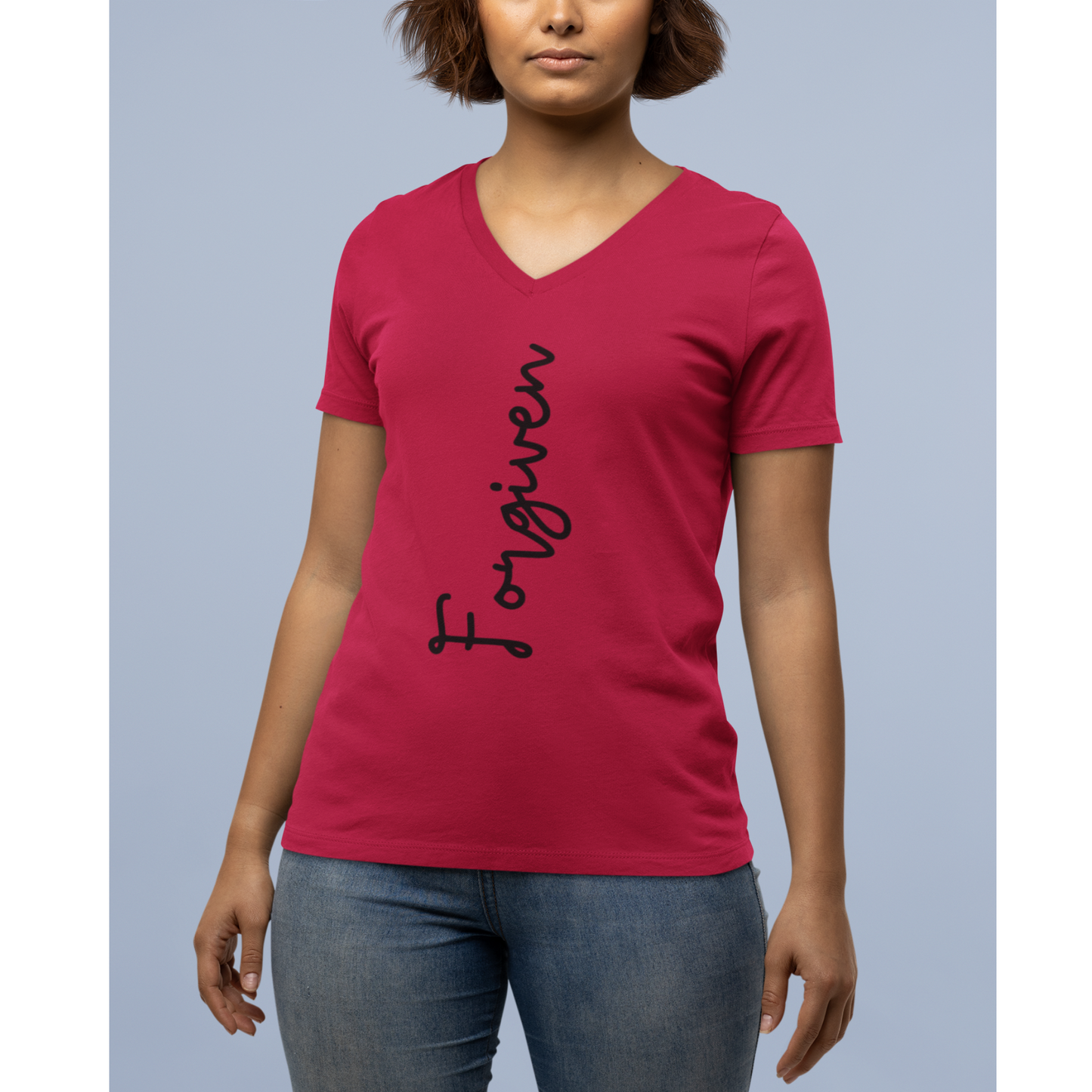 Forgiven T-Shirt, Women's Empowerment Tee, Christian Tee, Faith Apparel, Faith-Based Apparel, Christian Apparel