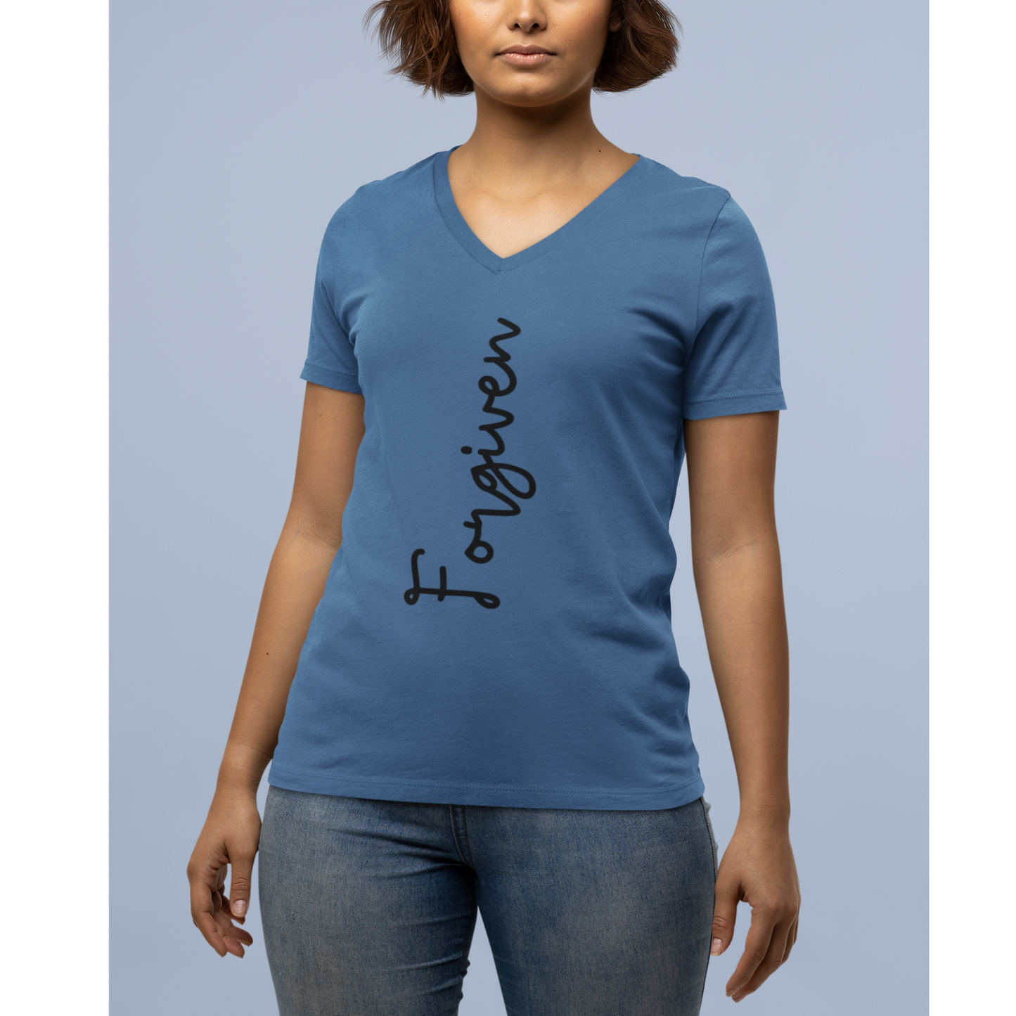 Forgiven T-Shirt, Women's Empowerment Tee, Christian Tee, Faith Apparel, Faith-Based Apparel, Christian Apparel