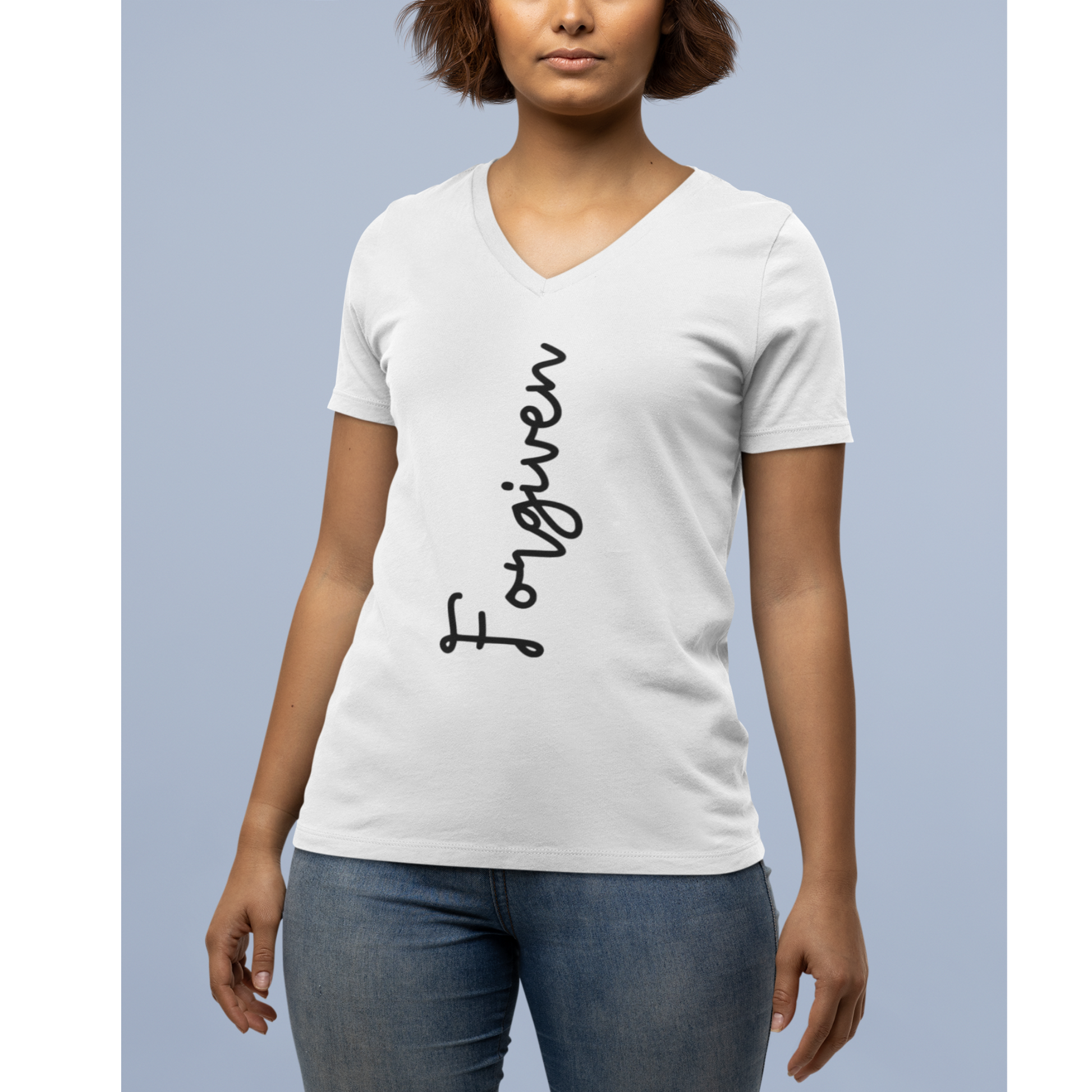 Forgiven T-Shirt, Women's Empowerment Tee, Christian Tee, Faith Apparel, Faith-Based Apparel, Christian Apparel