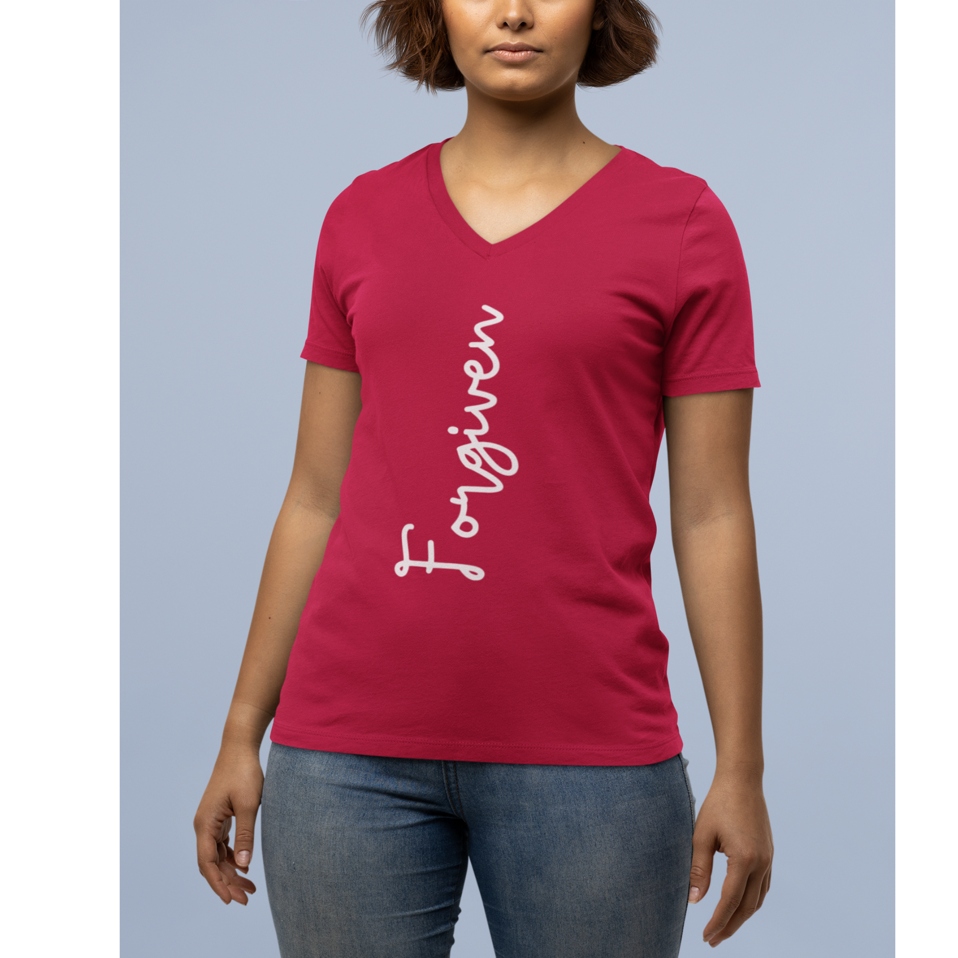 Forgiven T-Shirt, Women's Empowerment Tee, Christian Tee, Faith Apparel, Faith-Based Apparel, Christian Apparel