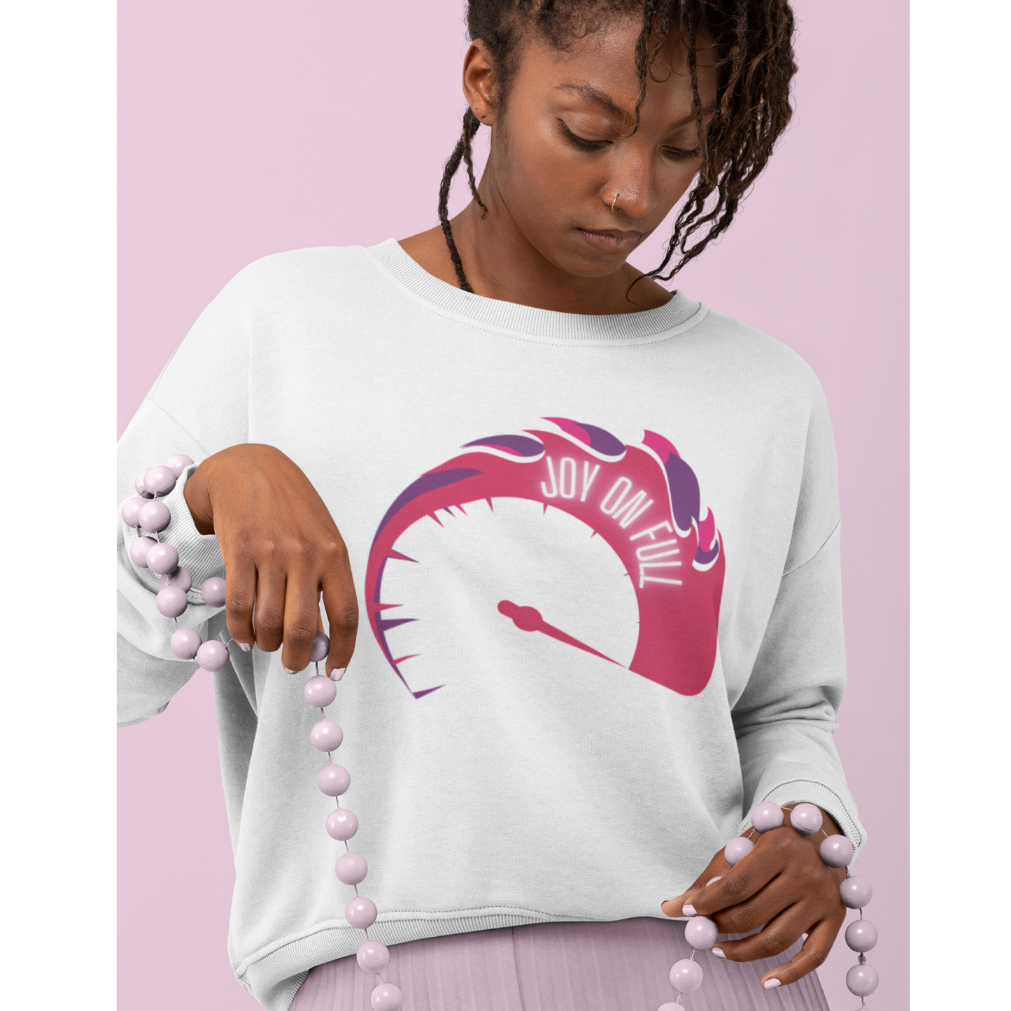 Joy, faith, christian apparel, Gaining and Maintaining Joy Sweatshirt, Speedometer