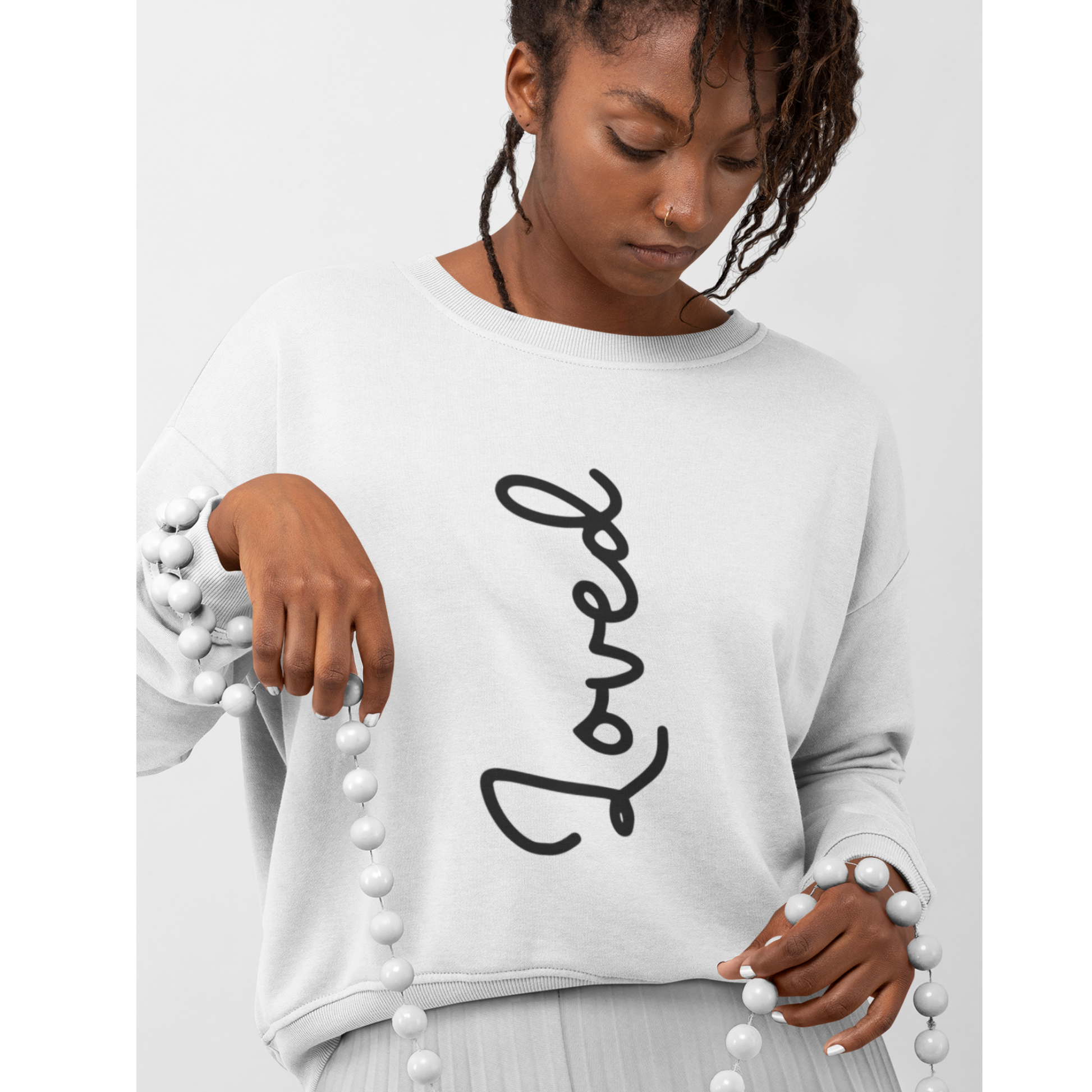 Christian sweatshirt, Loved by God, God's Love, Faith Apparel